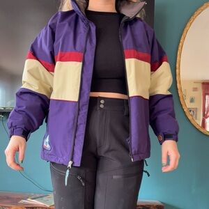 Retro Backhill Snowboarding Ski Coat Jacket
